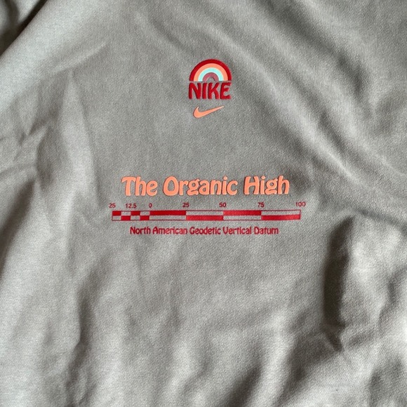 Nike Dri Fit Standard Issue Hoodie Teal Graphic Print Mens L Organic High - Picture 12 of 12